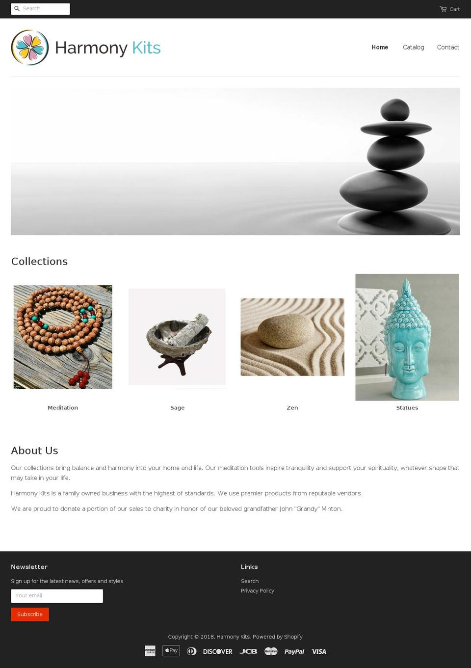 harmonykits.com — Shopify storefront screenshot