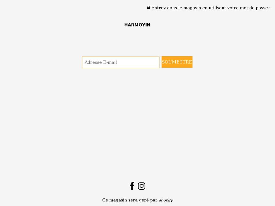 harmoyin.com — Shopify storefront screenshot