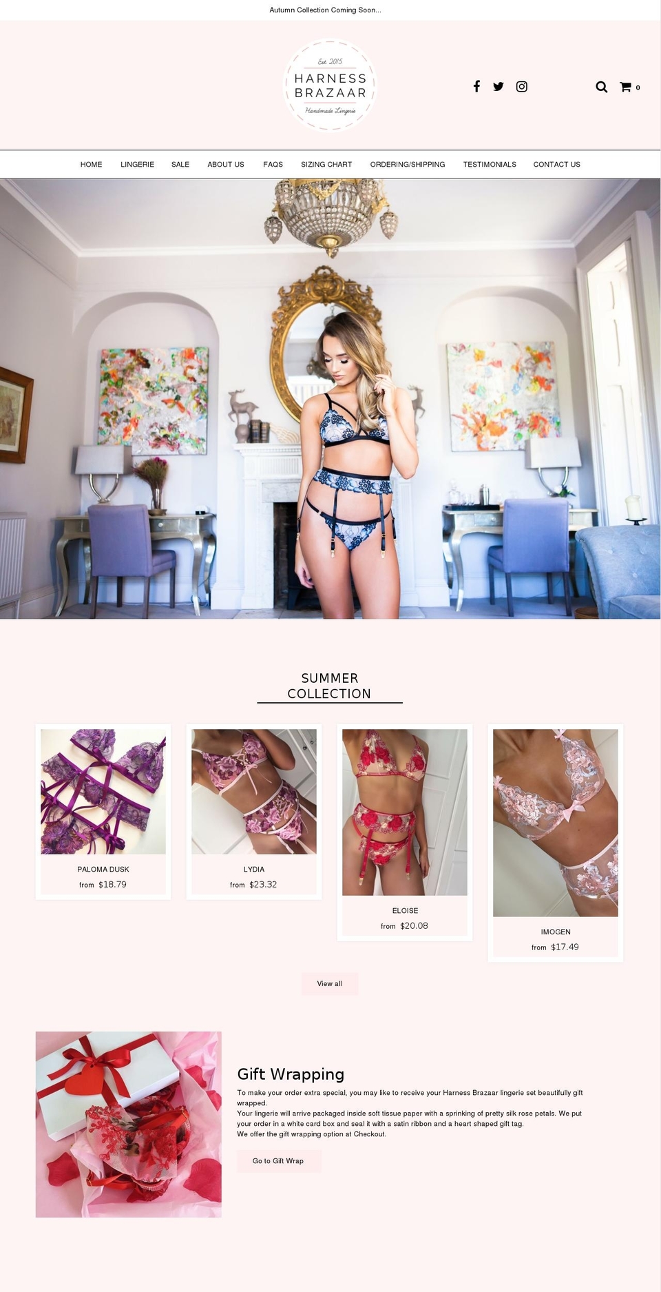 harnessbrazaar.com — Shopify storefront screenshot