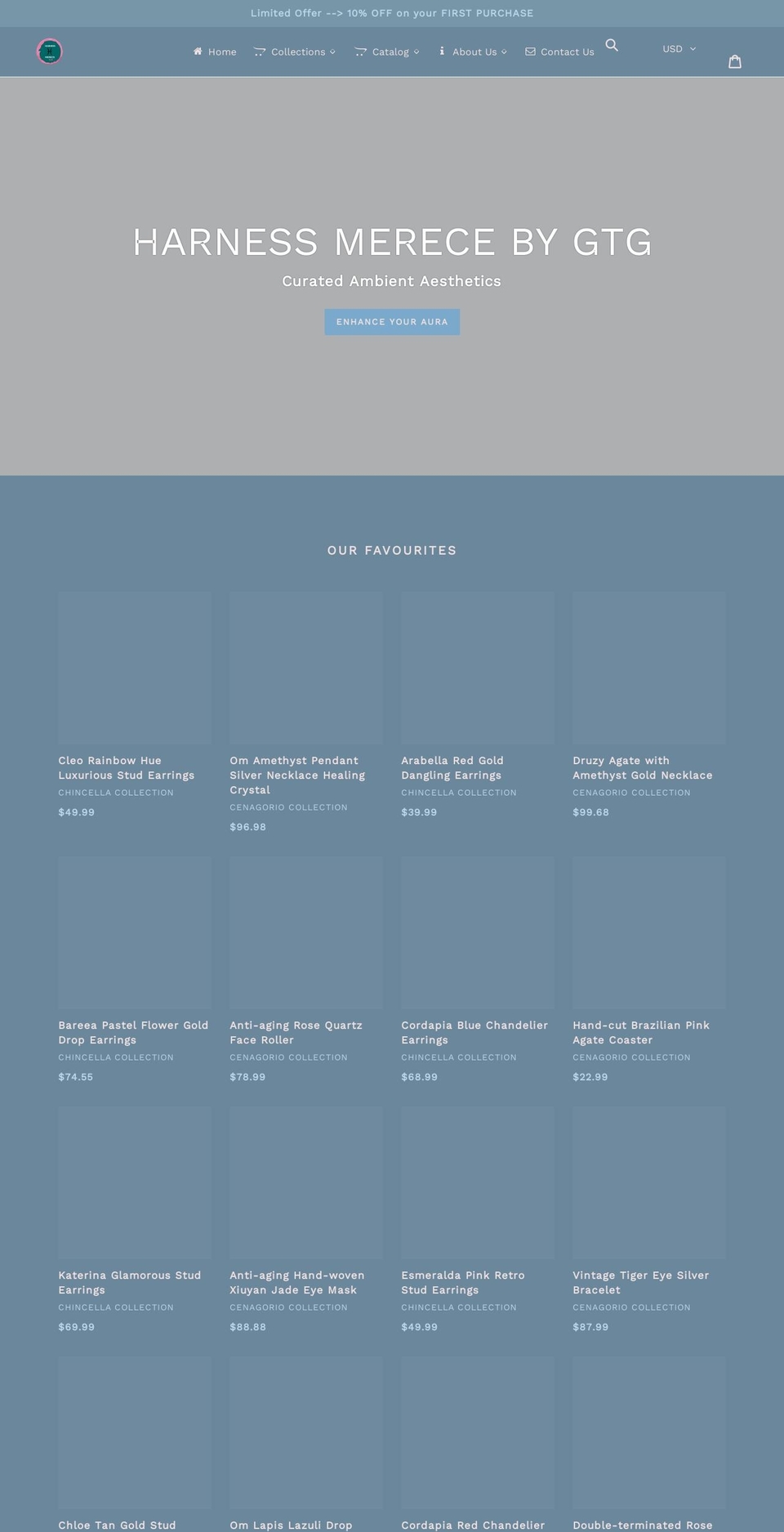 harnessmerecebygtg.com shopify website screenshot