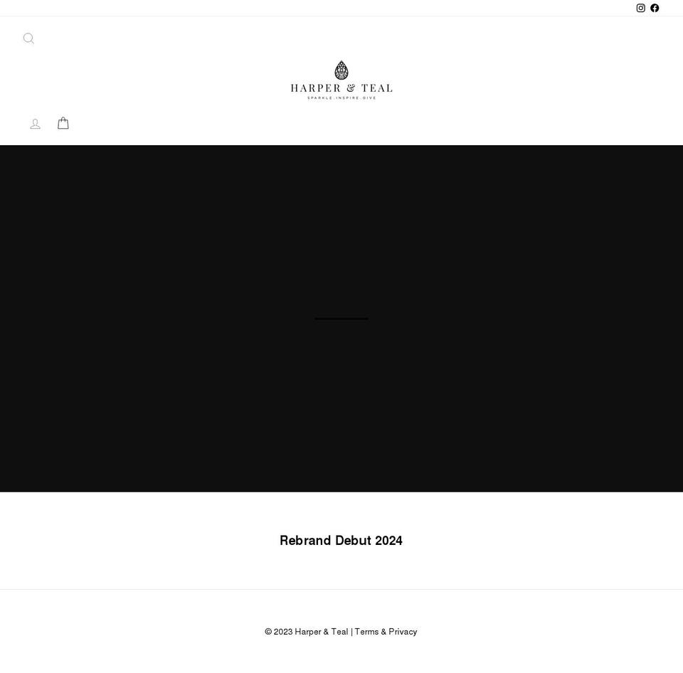 harperandteal.com — Shopify storefront screenshot