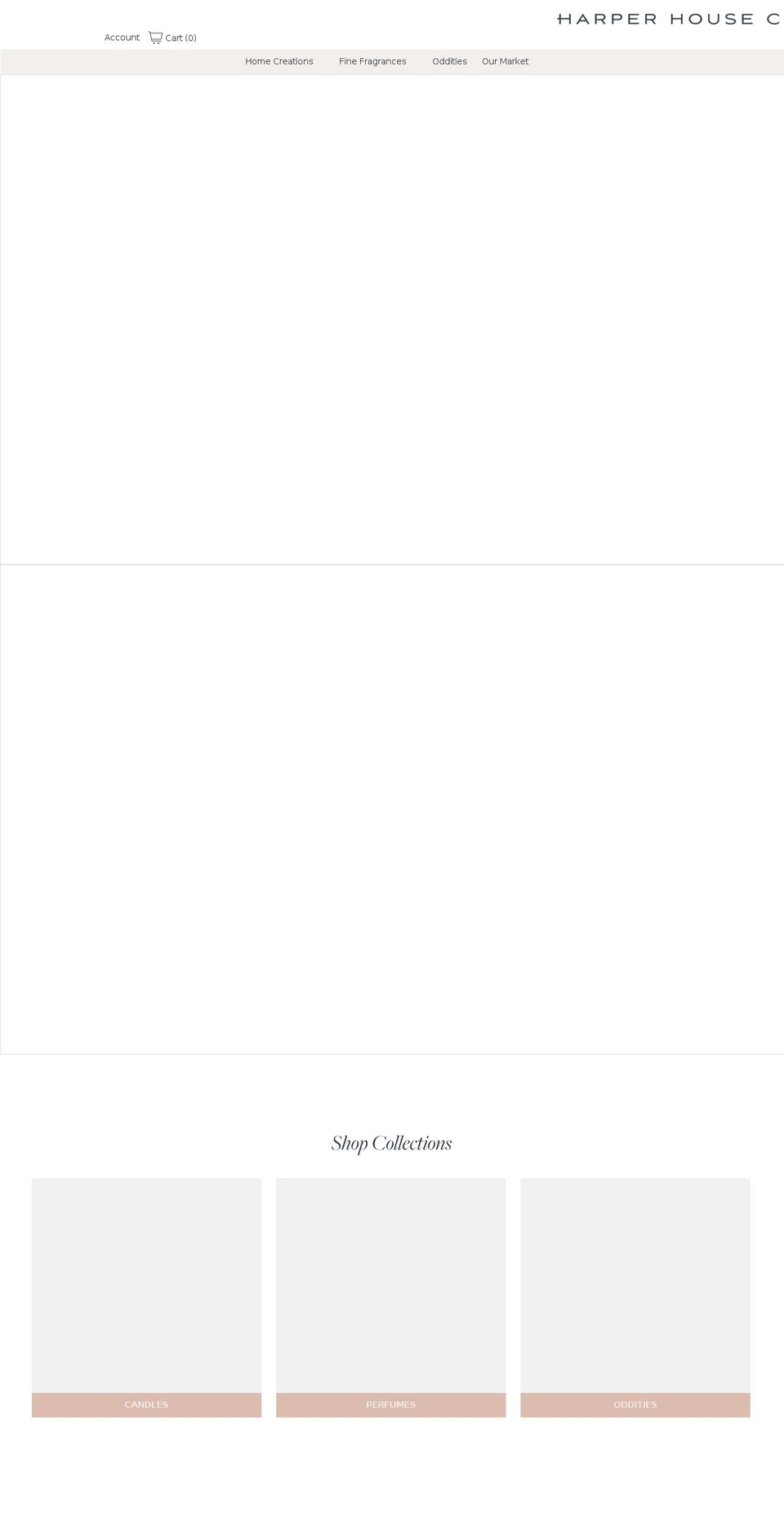 harperhouseco.com shopify website screenshot