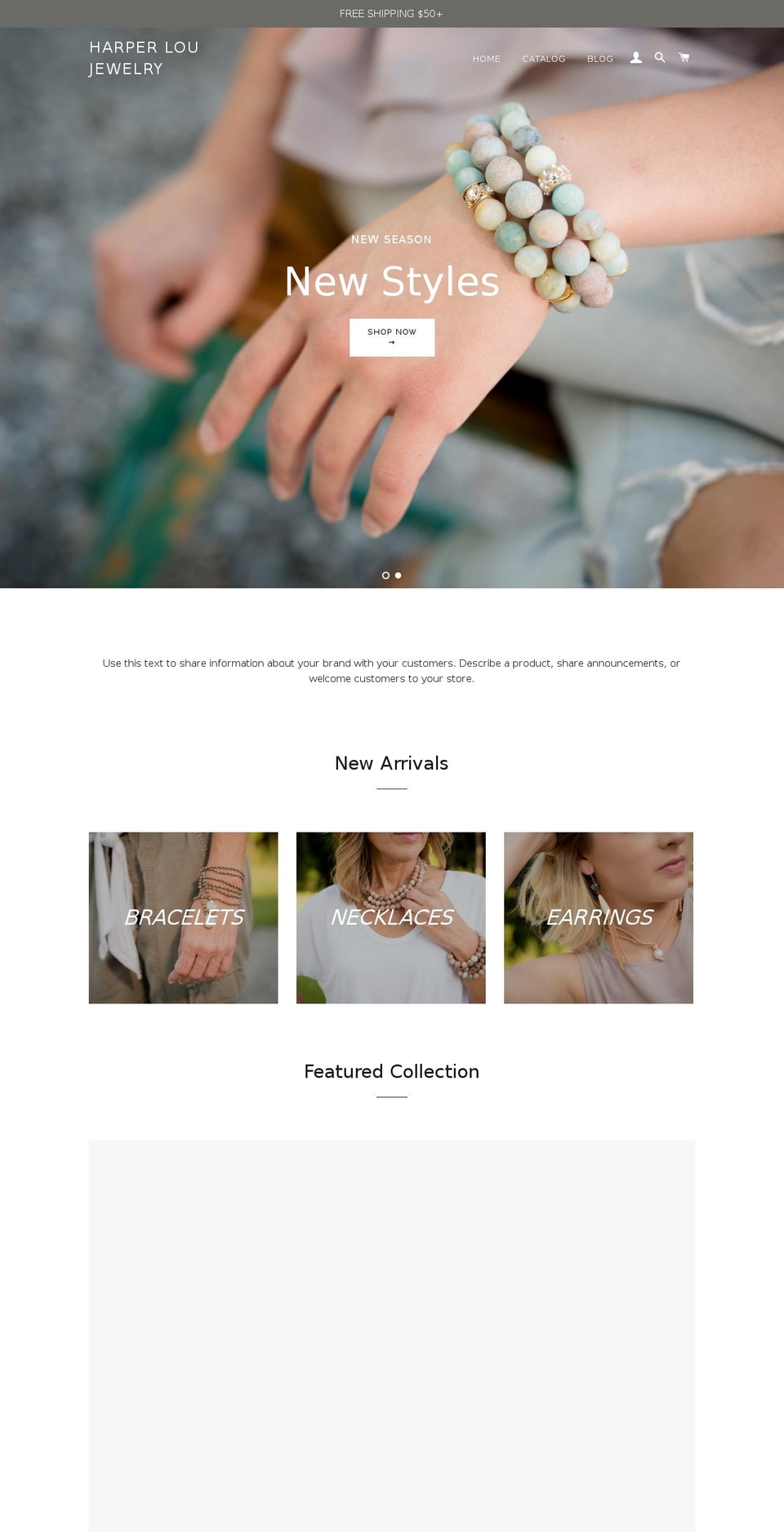 harperlou.com — Shopify storefront screenshot