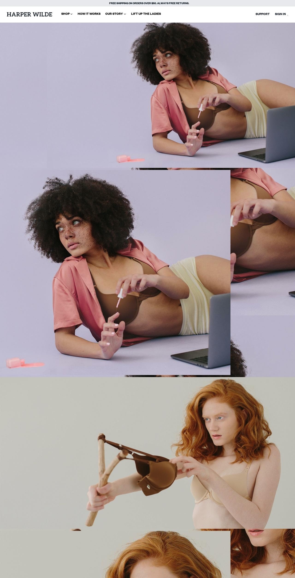 harperwilde.com shopify website screenshot