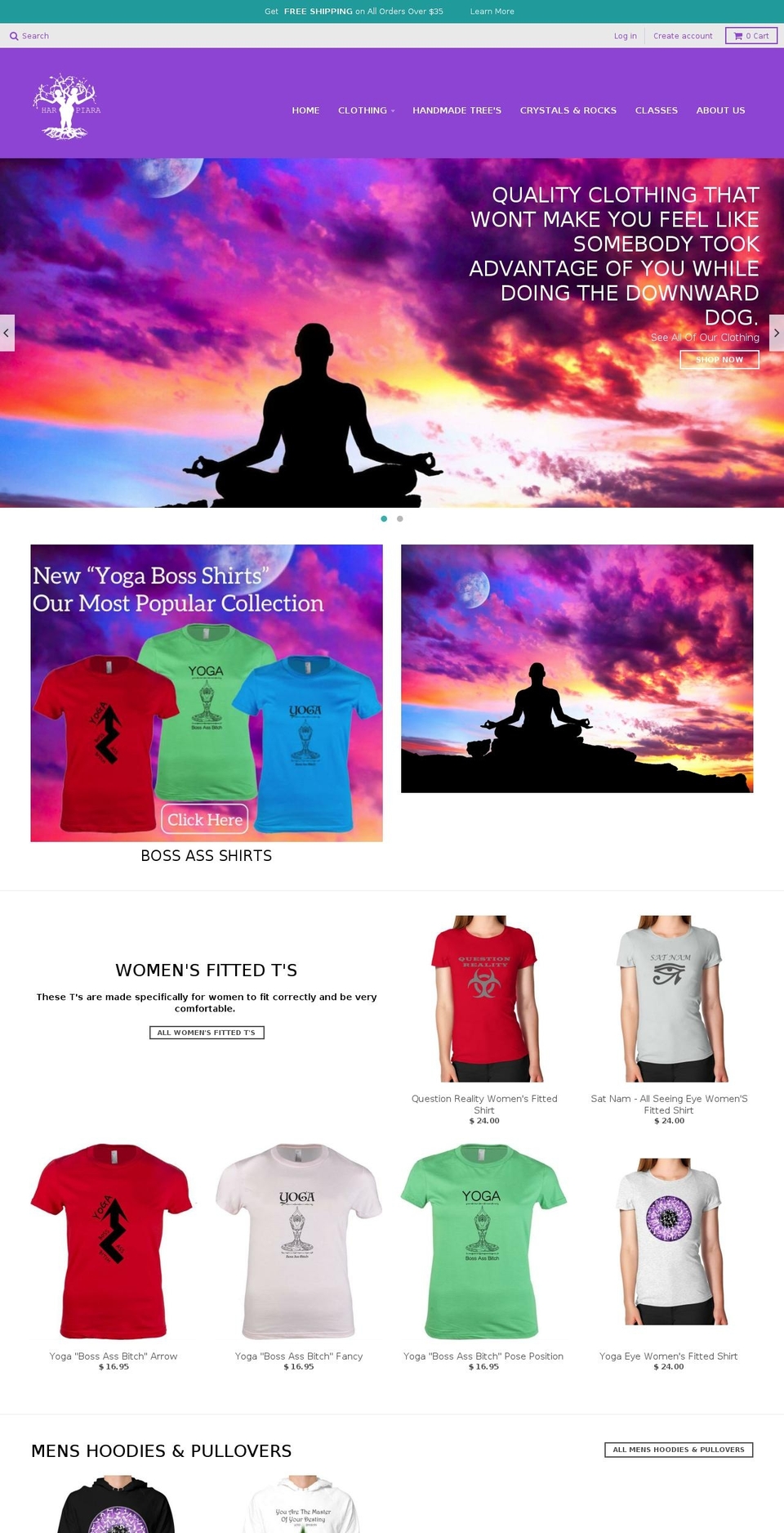 harpiara.com — Shopify storefront screenshot