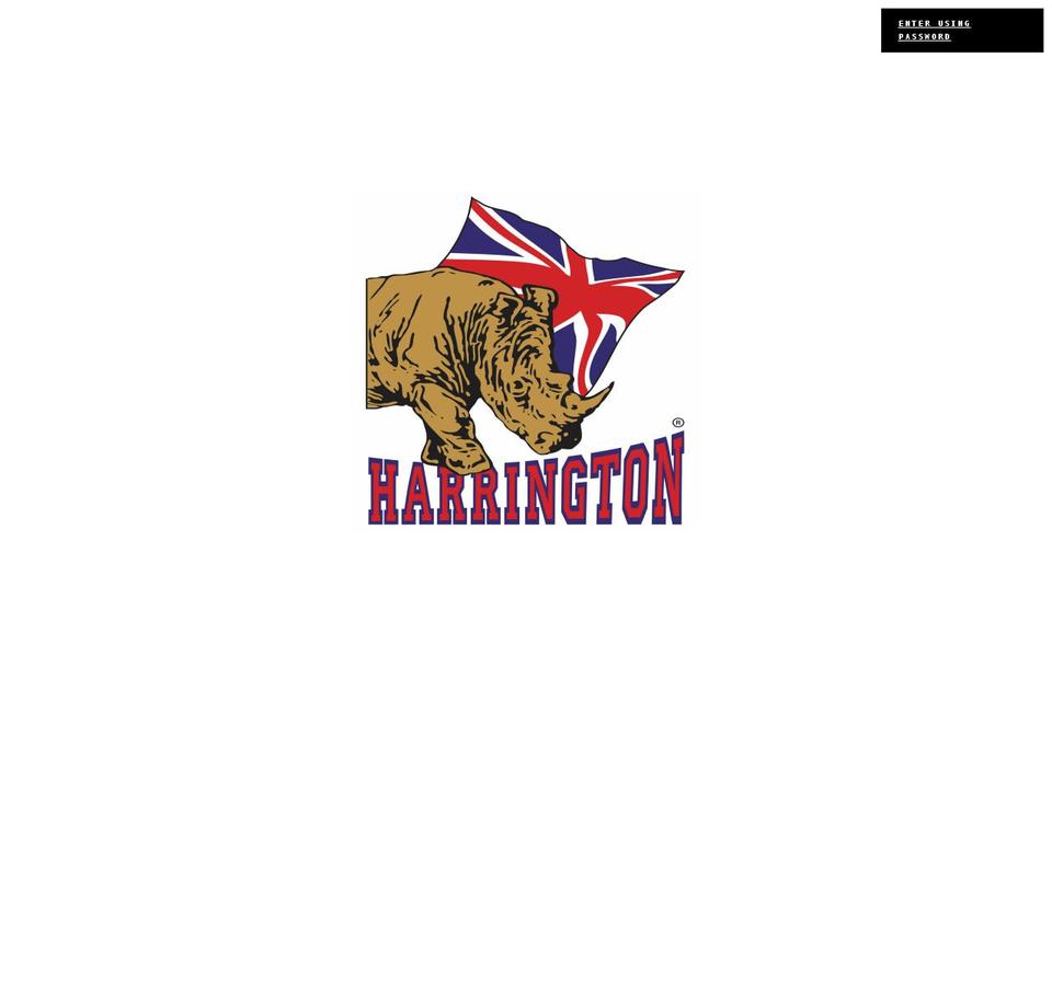 harrington.pro shopify website screenshot