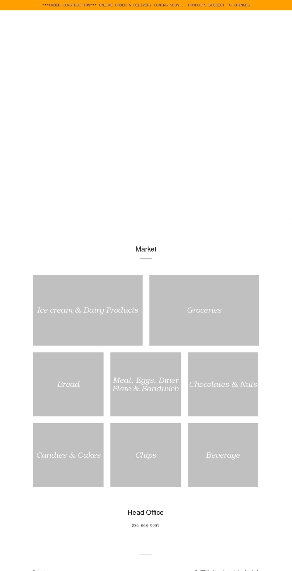 harrisonlakemarket.com shopify website screenshot