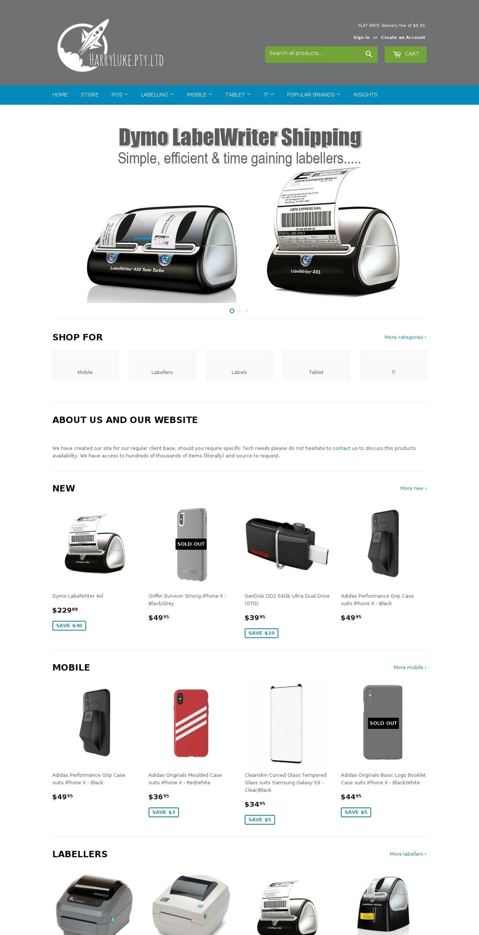 harryluke.com.au shopify website screenshot