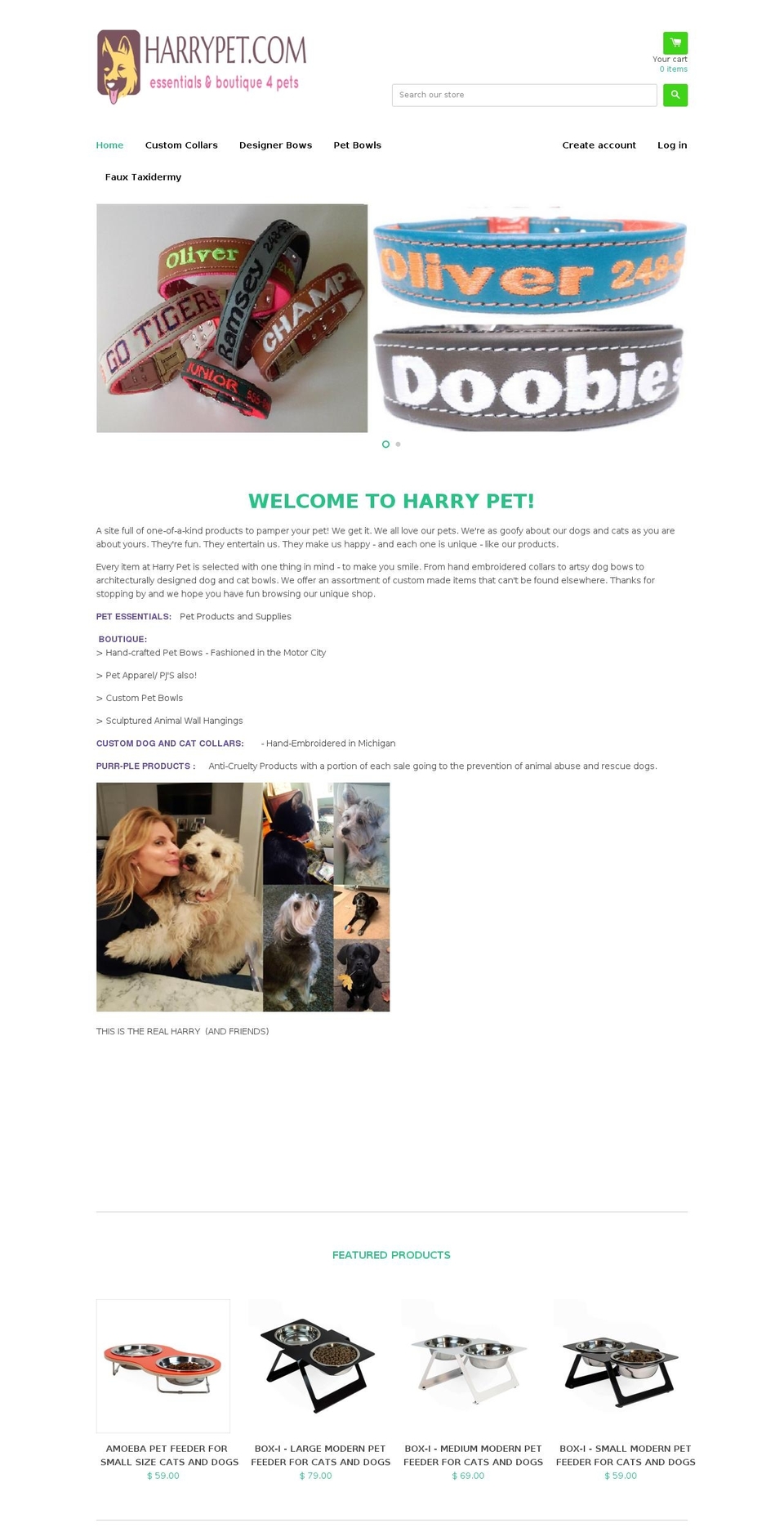harrypet.com shopify website screenshot