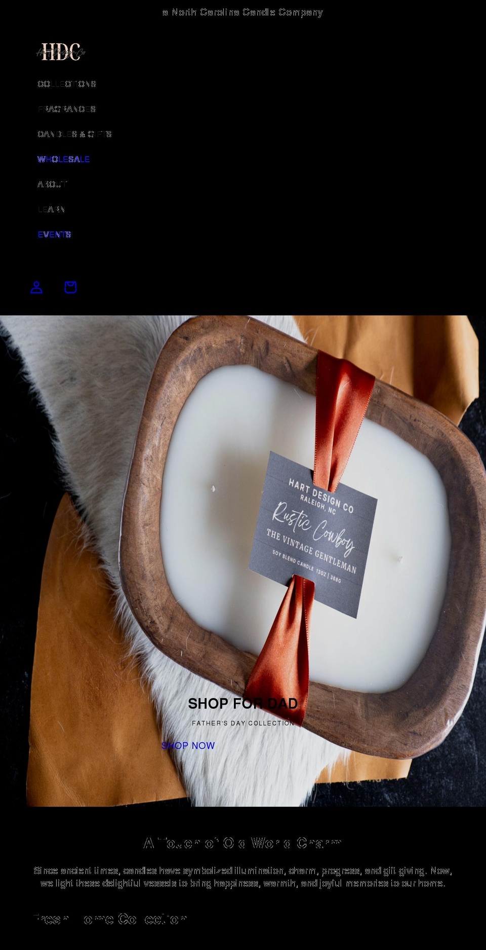 hartdesignco.com shopify website screenshot