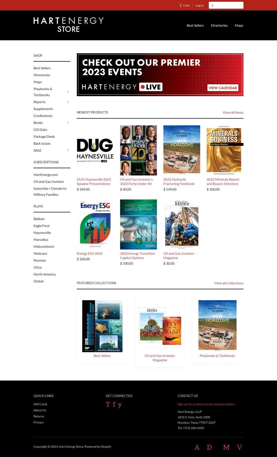 hartenergystore.myshopify.com — Shopify storefront screenshot