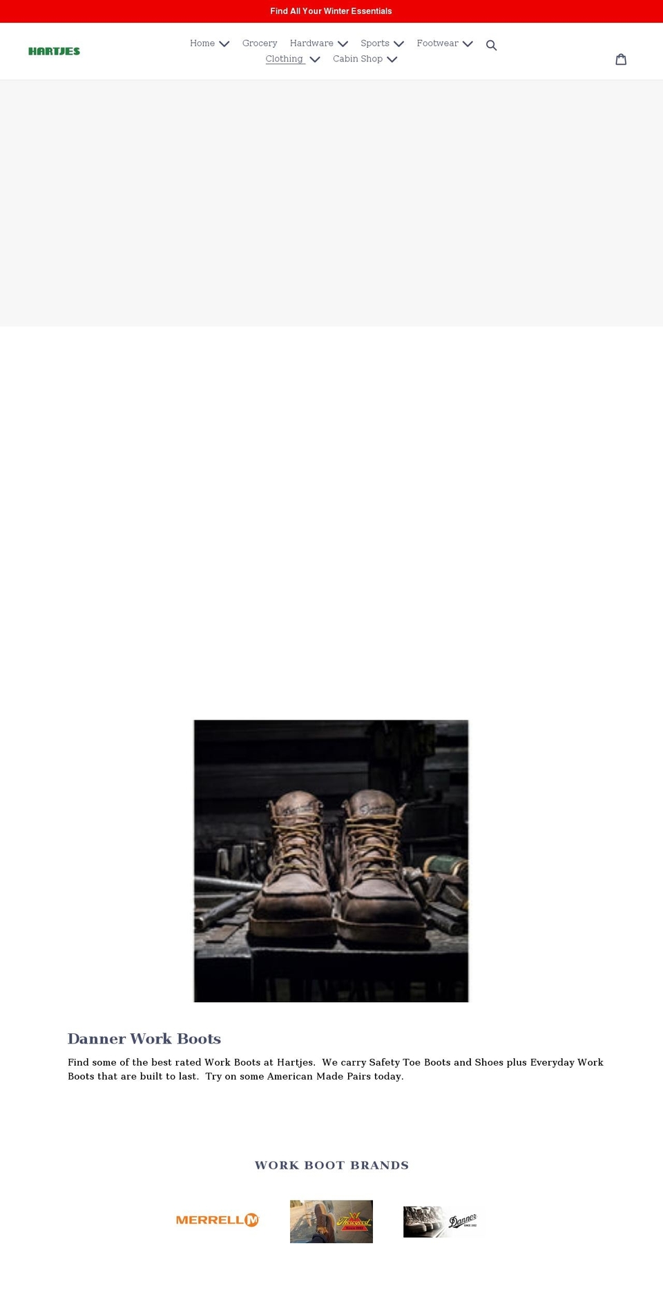 hartjefarmhomesports.com shopify website screenshot