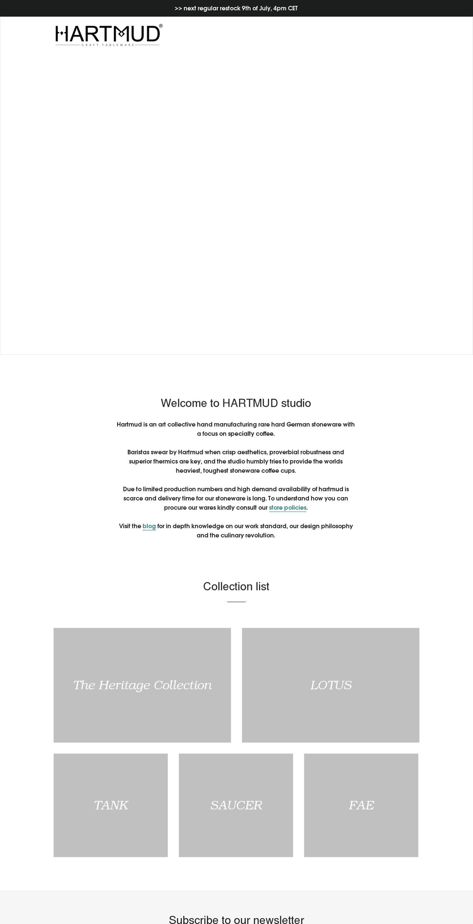 hartmud.com shopify website screenshot