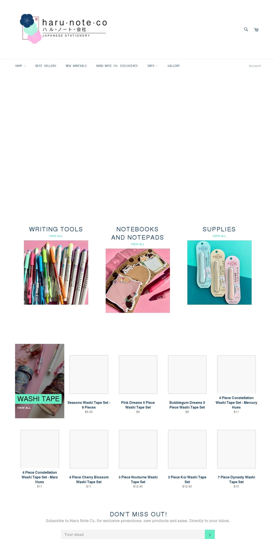 harunoteco.com shopify website screenshot