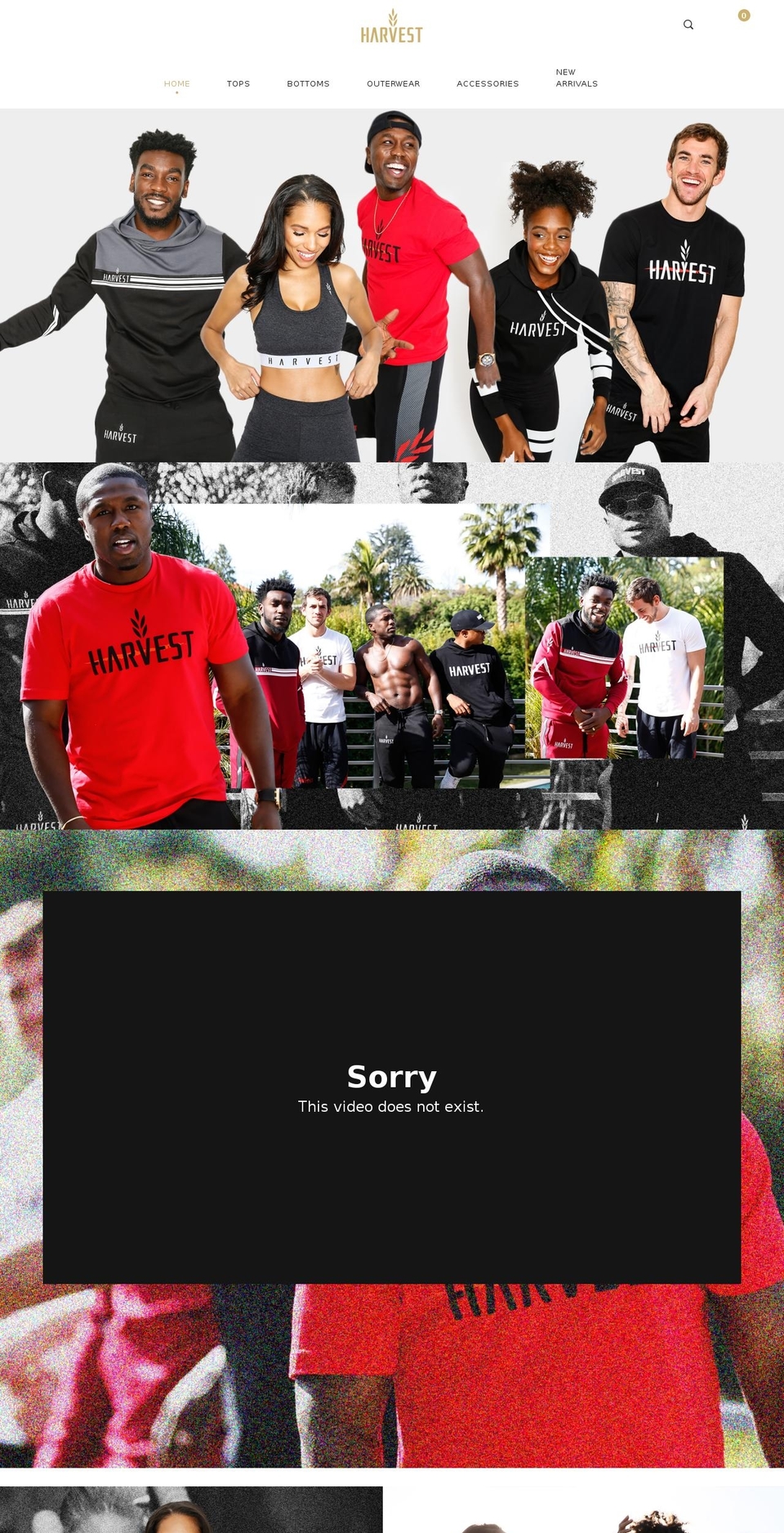 harvestofficial.com — Shopify storefront screenshot