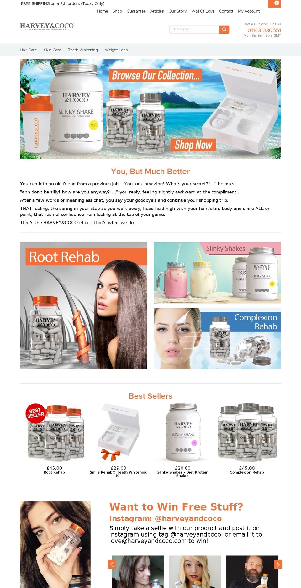 harvey-coco.myshopify.com shopify website screenshot