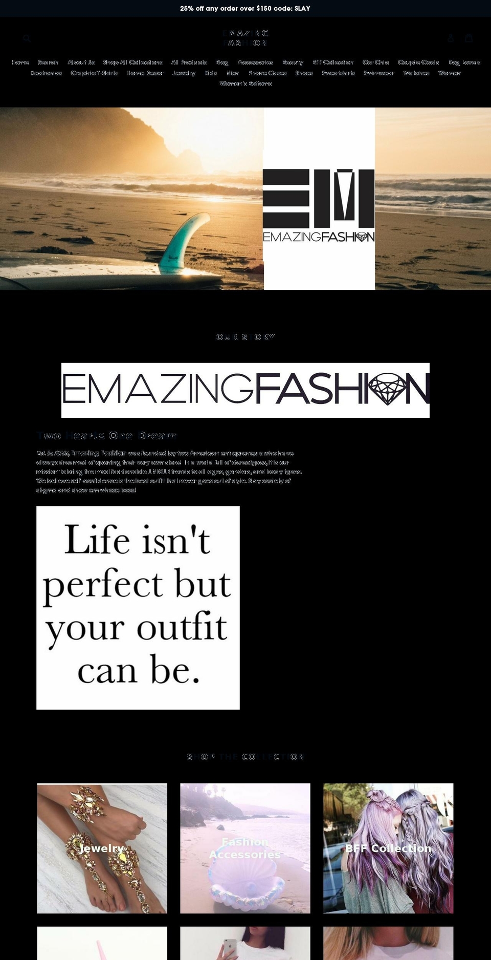 hashtagflawless.com shopify website screenshot
