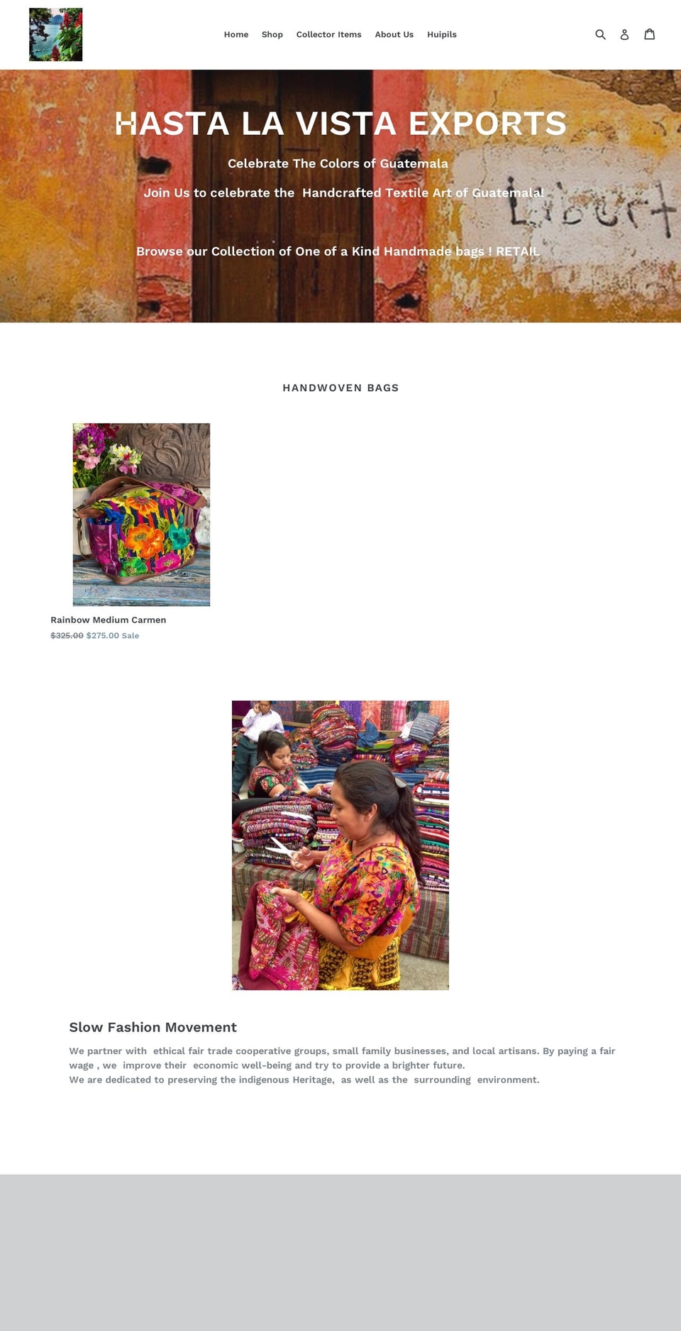 hastalavistastore.com — Shopify storefront screenshot