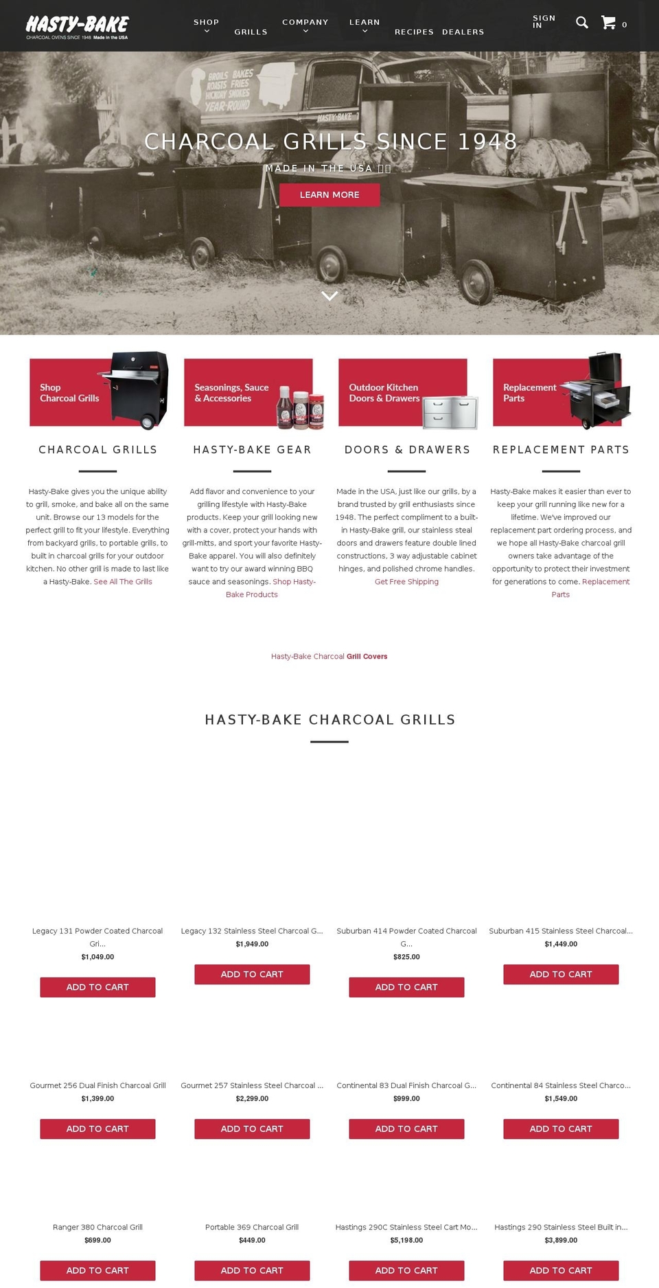 hastybaketulsa.com — Shopify storefront screenshot
