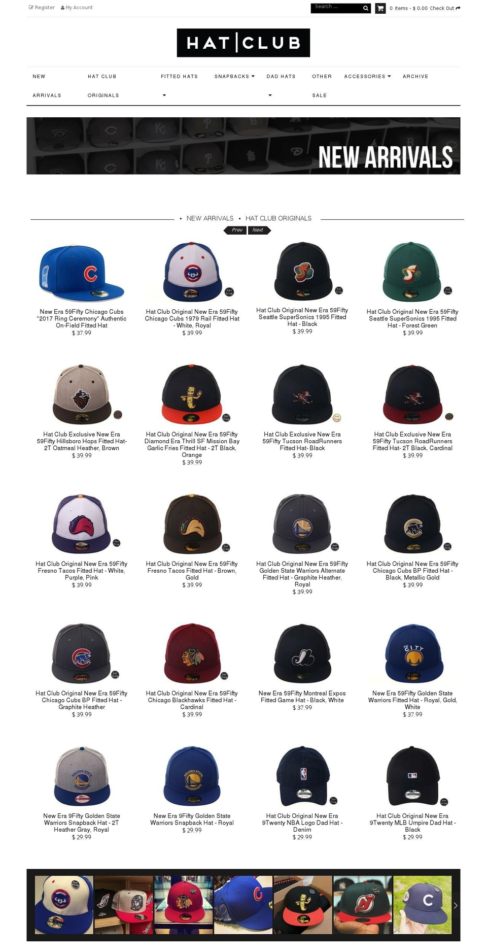 HC Theme - Soldout Swatches - 05\/27\/16 [Plus] Shopify theme site example hat-club.org