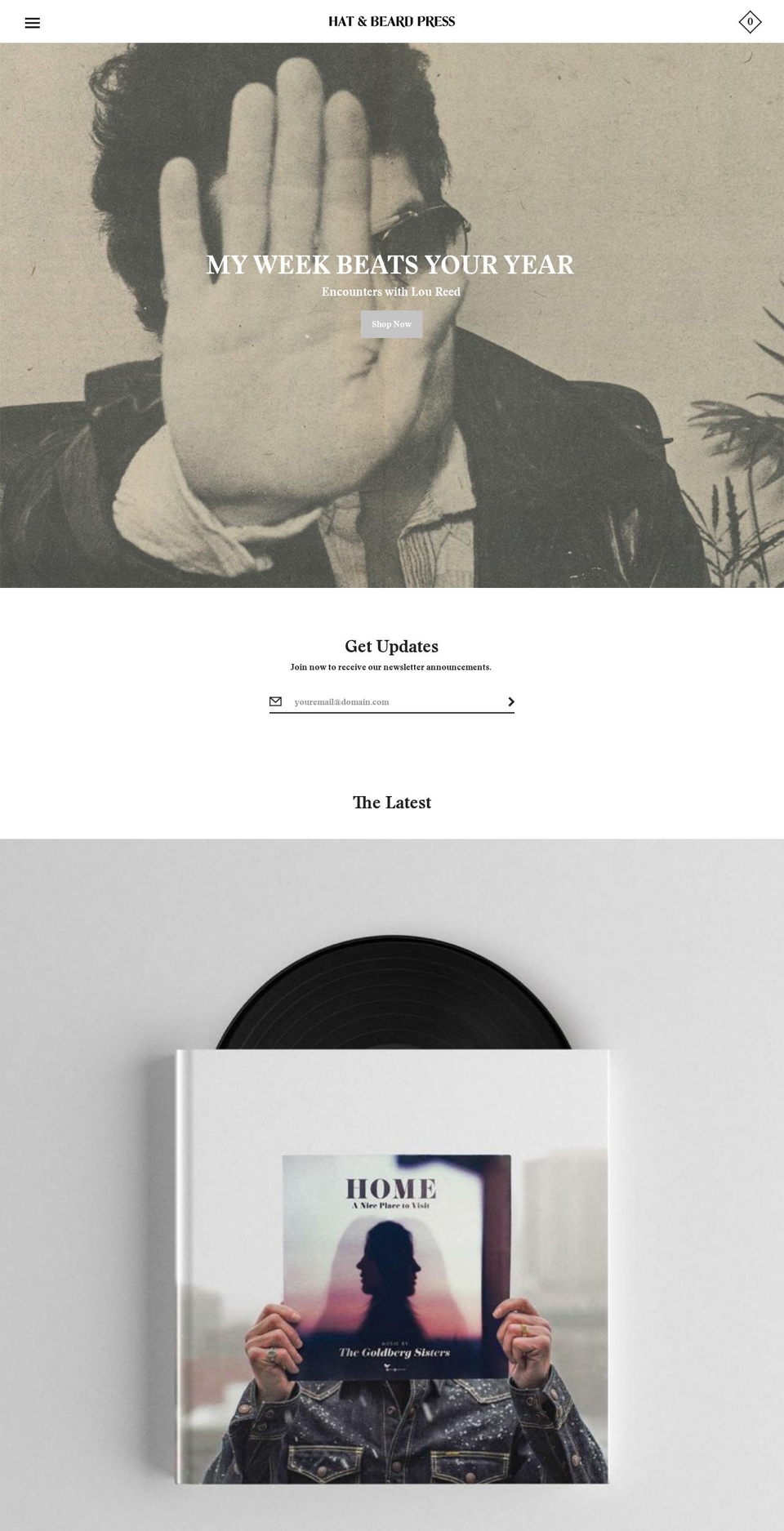 hatandbeard.com — Shopify storefront screenshot