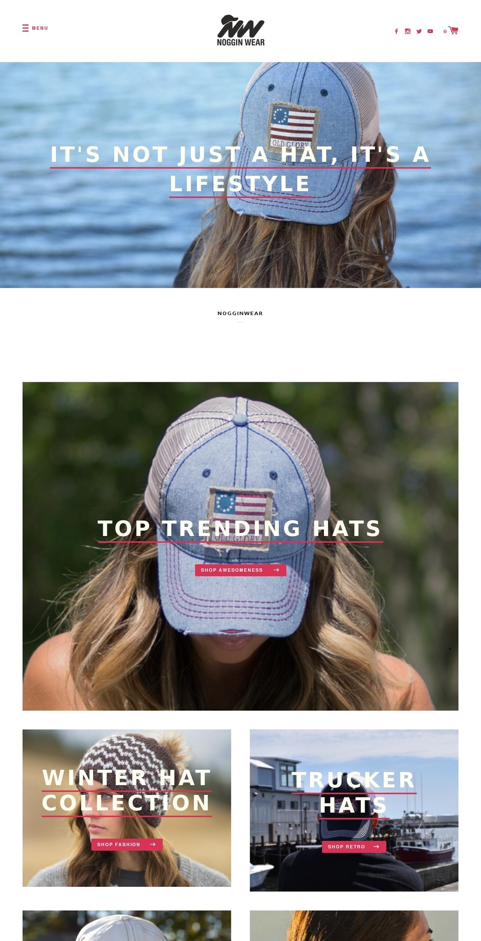 hatcardigan.com — Shopify storefront screenshot