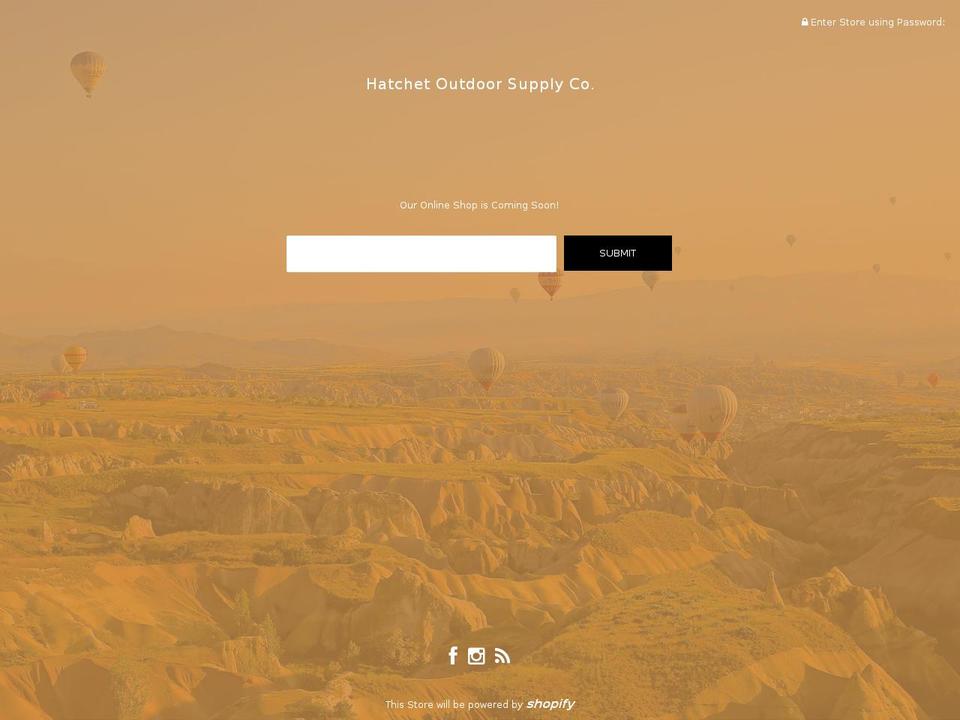 hatchetsupply.com shopify website screenshot