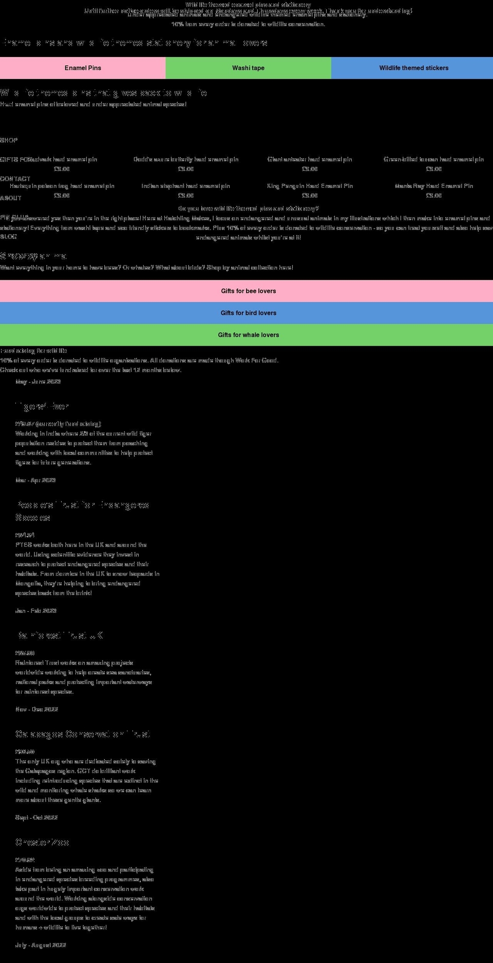 hatchlingmakes.com — Shopify storefront screenshot