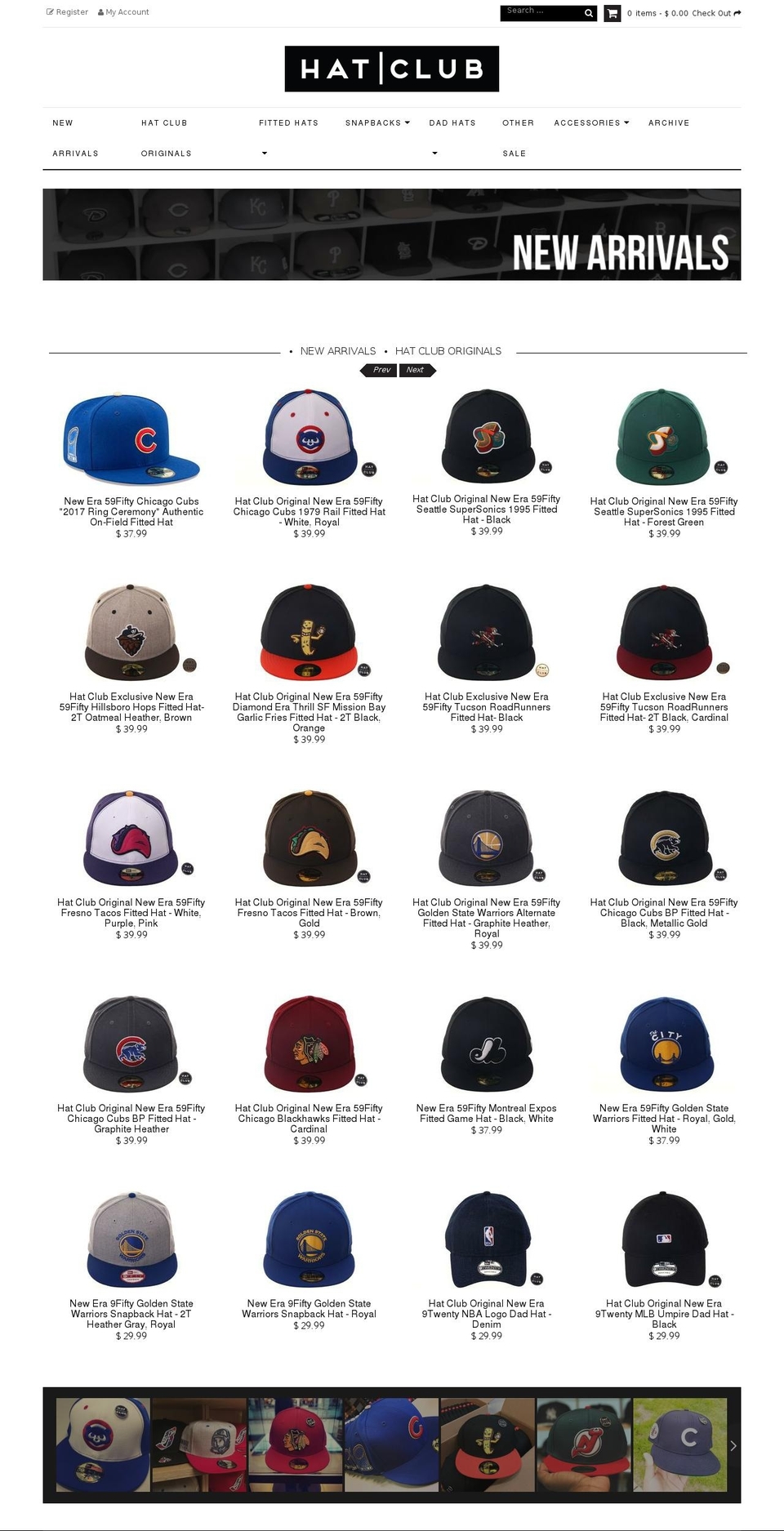 HC Theme - Soldout Swatches - 05\/27\/16 [Plus] Shopify theme site example hatclub.biz