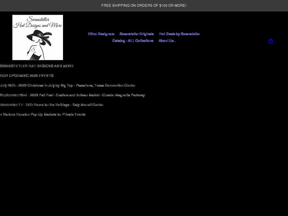 hatdesignsandmore.com shopify website screenshot