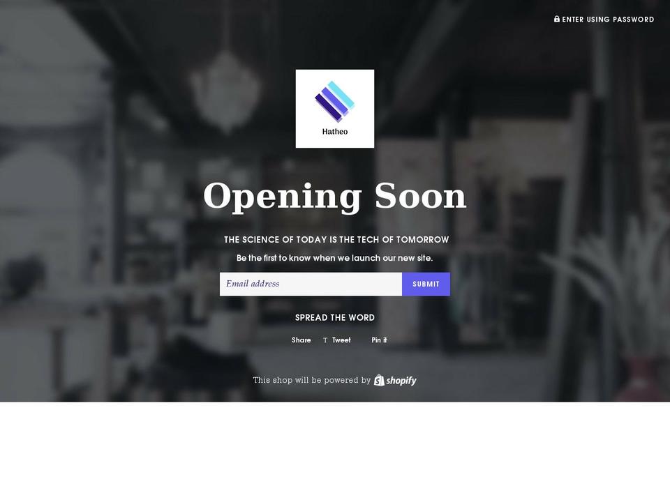 hatheo.com shopify website screenshot