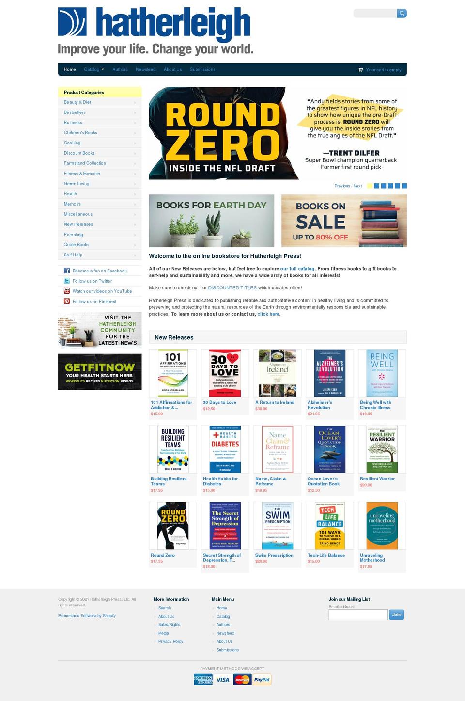 hatherleigh-press.myshopify.com shopify website screenshot