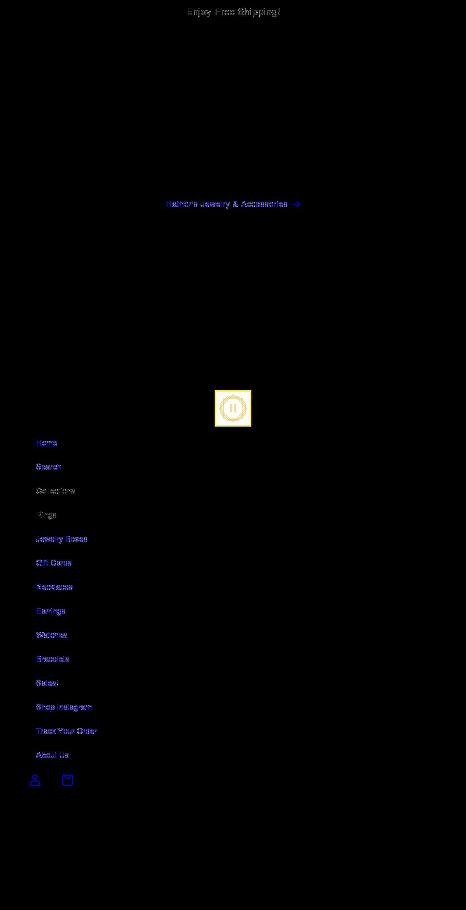 hathorsjewels.com — Shopify storefront screenshot