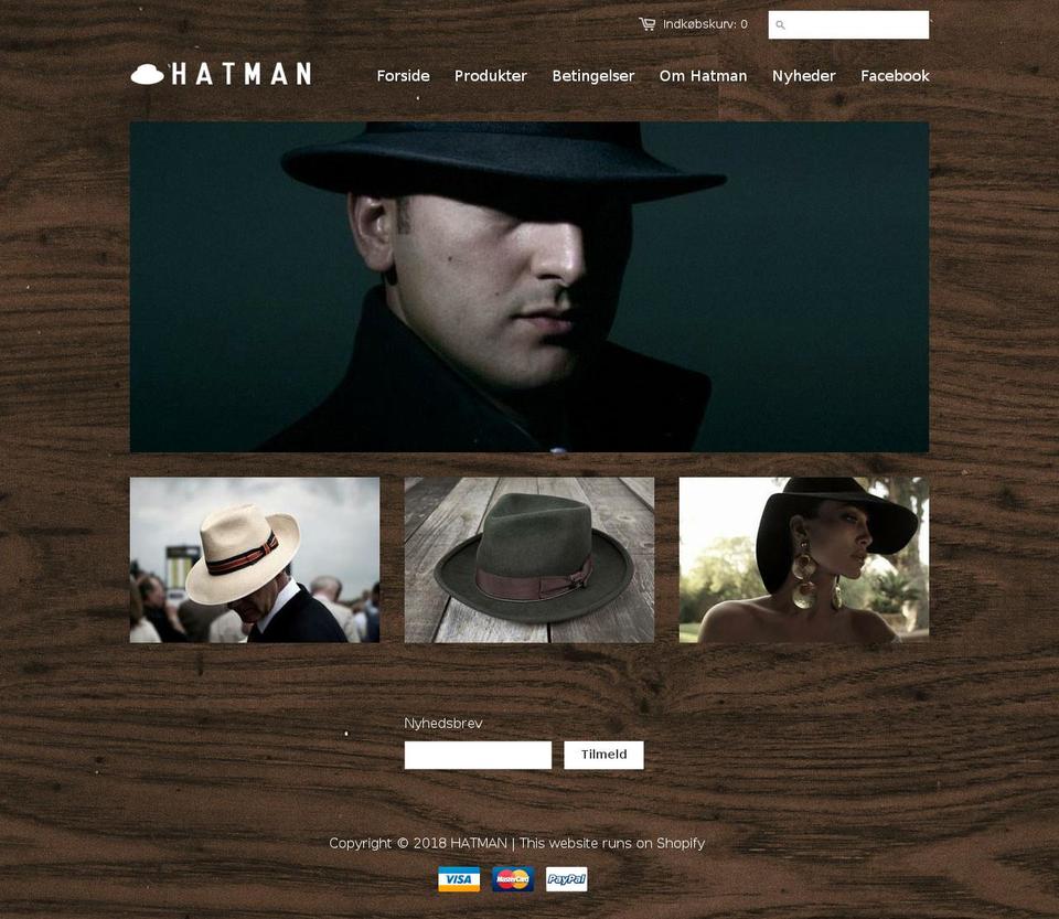 hatman.dk shopify website screenshot