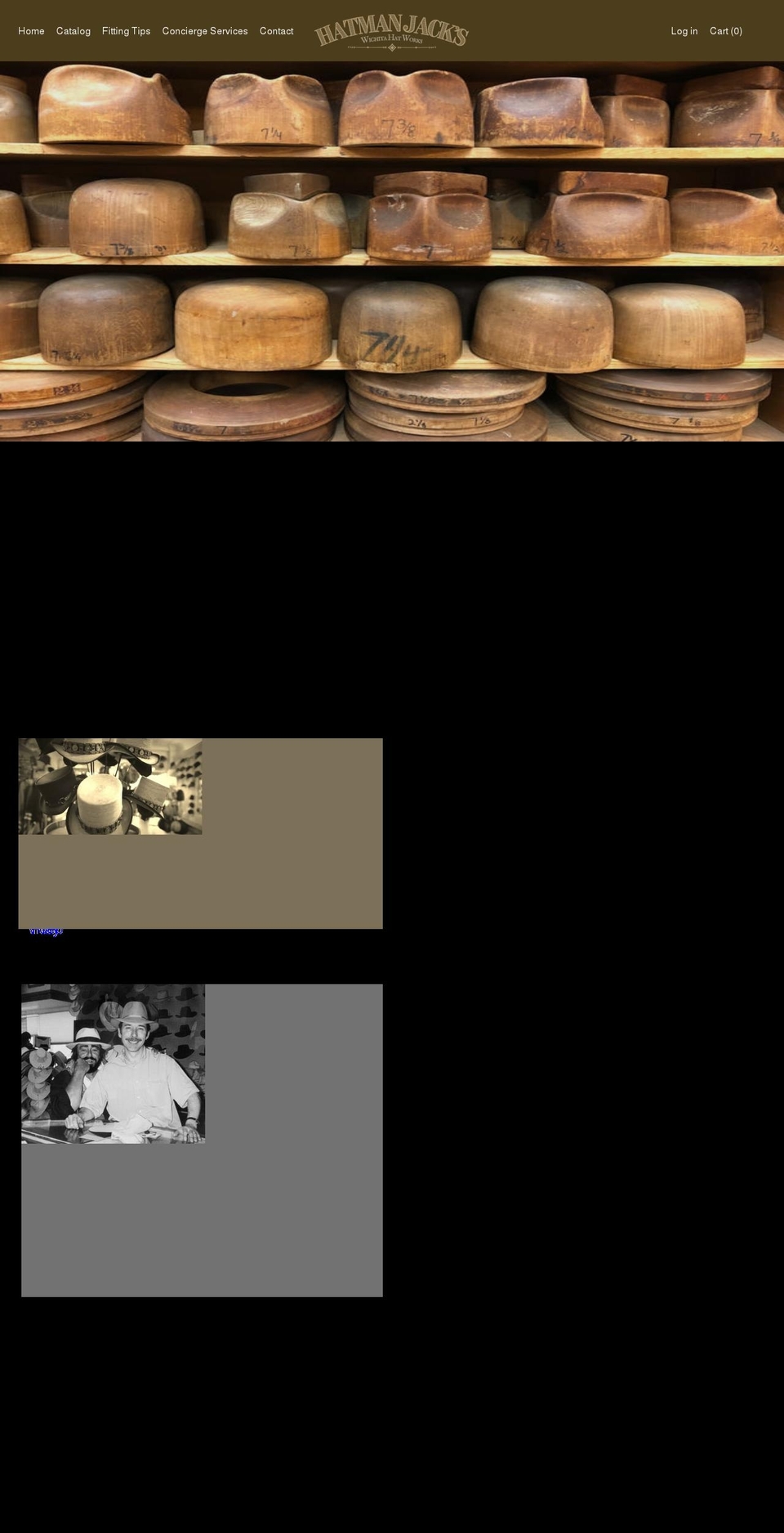 hatmanjacks.com shopify website screenshot