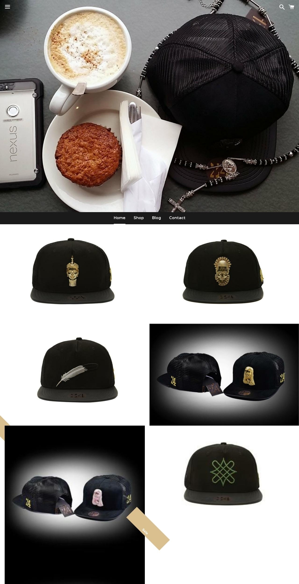 hatsand.com — Shopify storefront screenshot