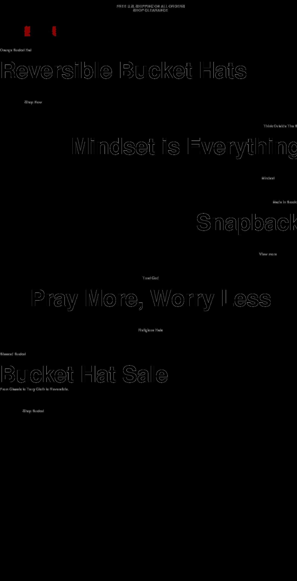 hatsforsale.com shopify website screenshot