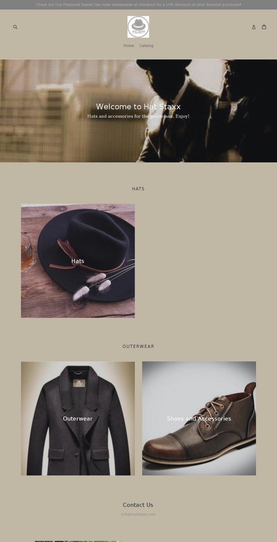 hatstaxx.com shopify website screenshot