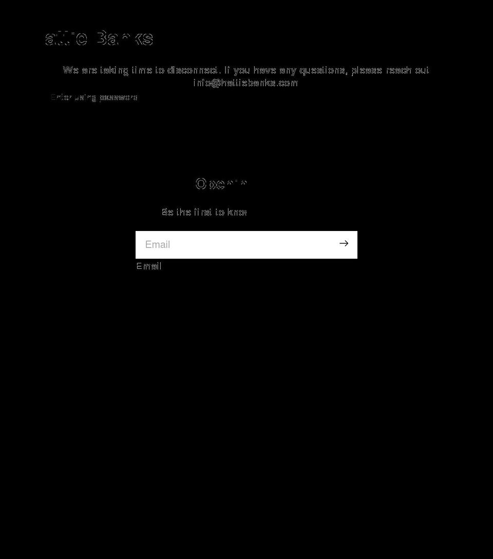 hattiebanks.com — Shopify storefront screenshot