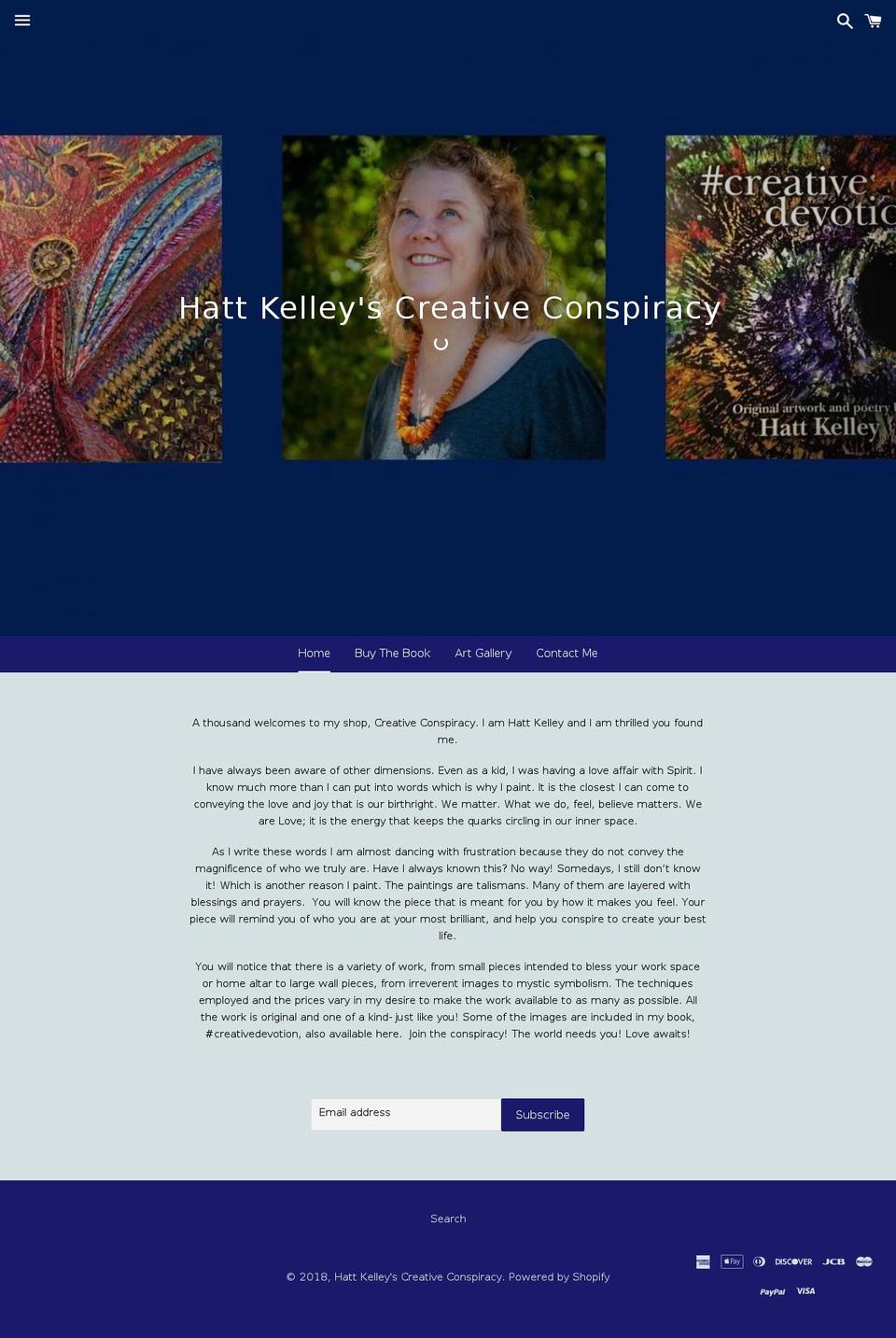 hattkelley.com — Shopify storefront screenshot