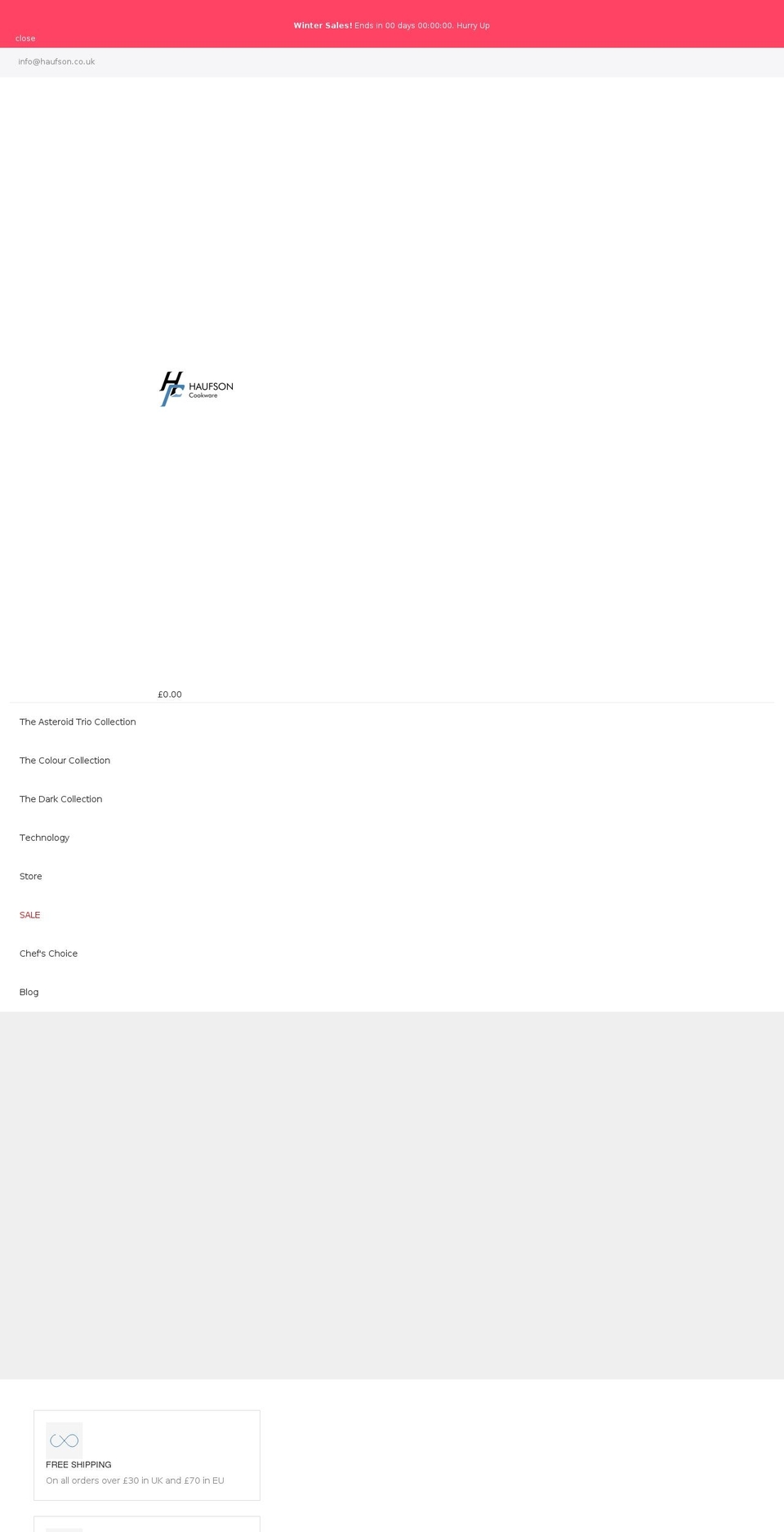 haufson.com — Shopify storefront screenshot