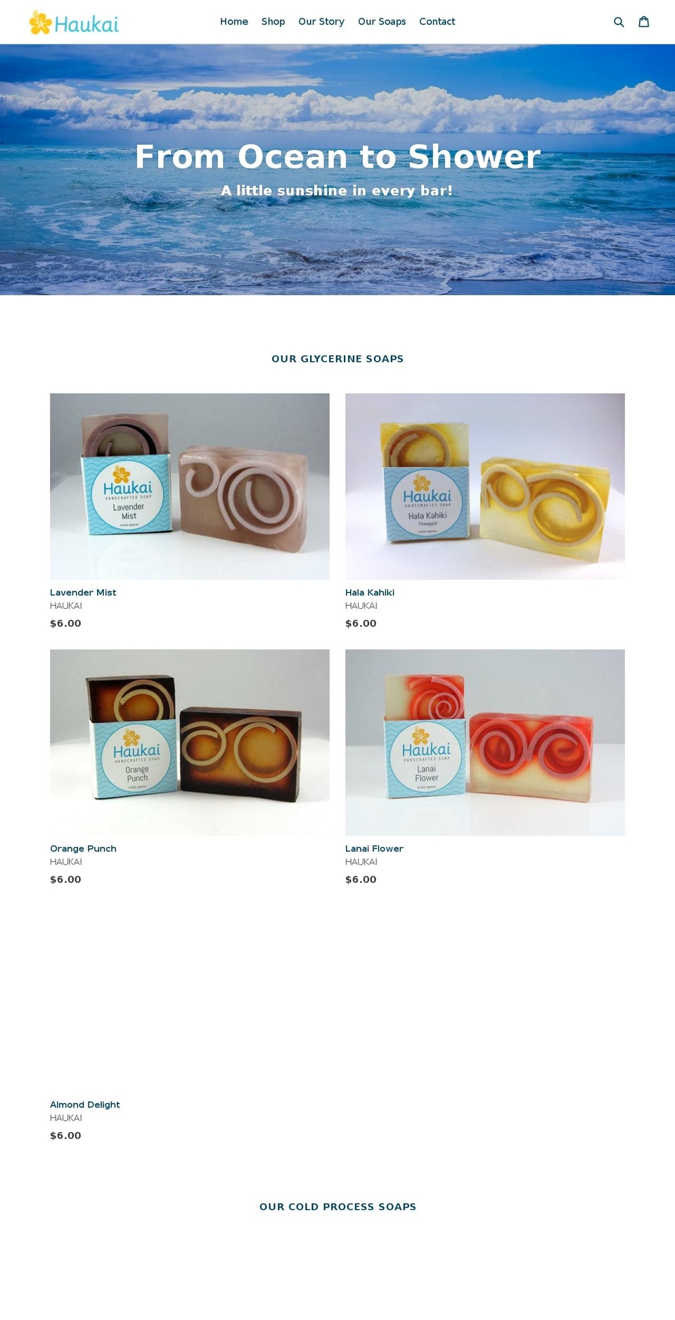 haukai.com — Shopify storefront screenshot