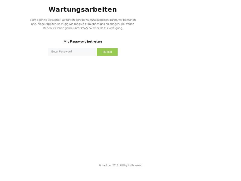 haukner.com — Shopify storefront screenshot