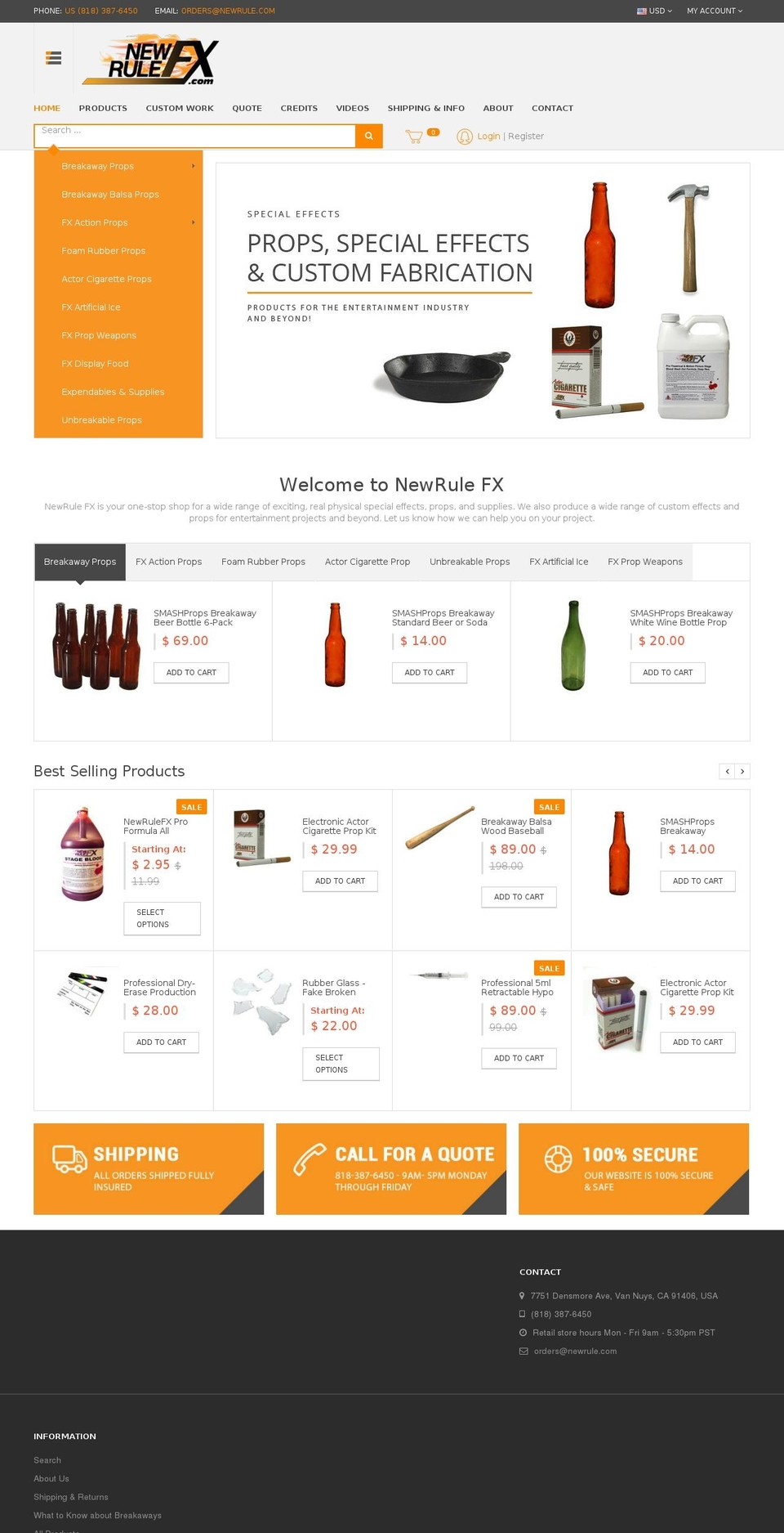 ap-extroic-CURRENT SITE OCT 2015 Shopify theme site example hauntpropfx.com