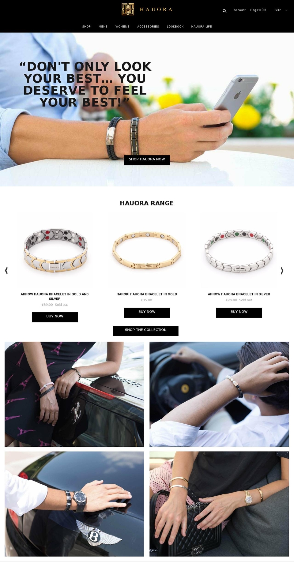 hauora.uk shopify website screenshot