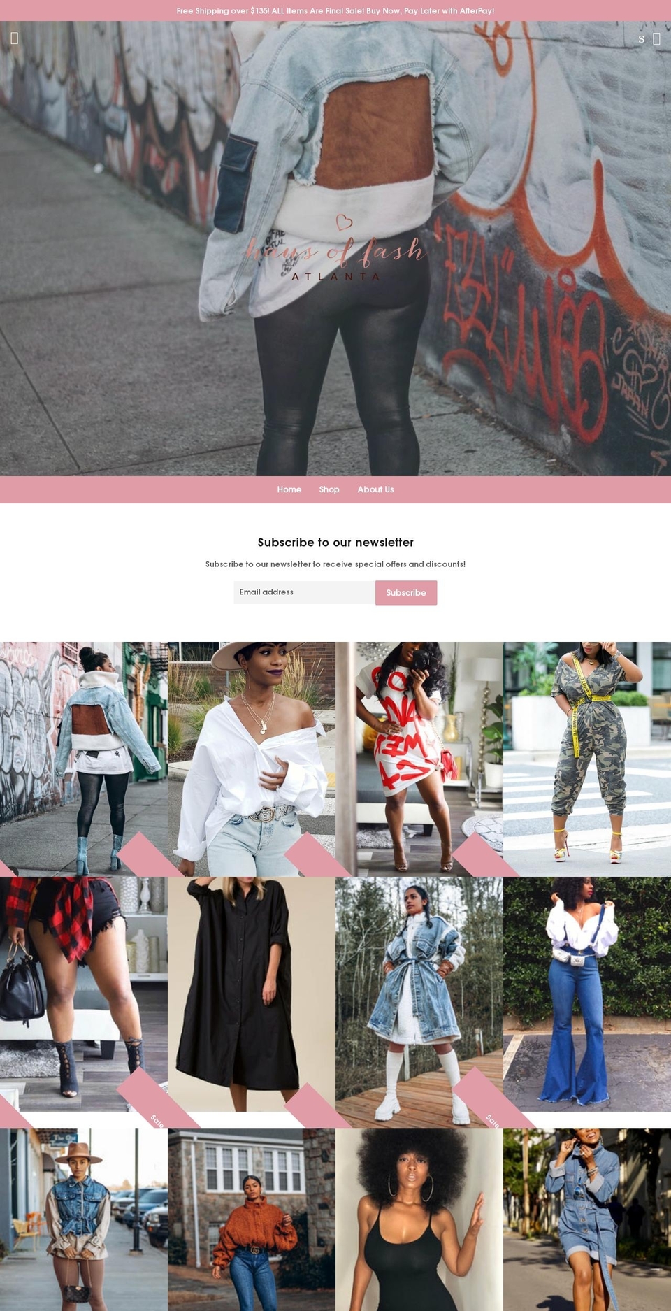 haus-of-ava.myshopify.com shopify website screenshot