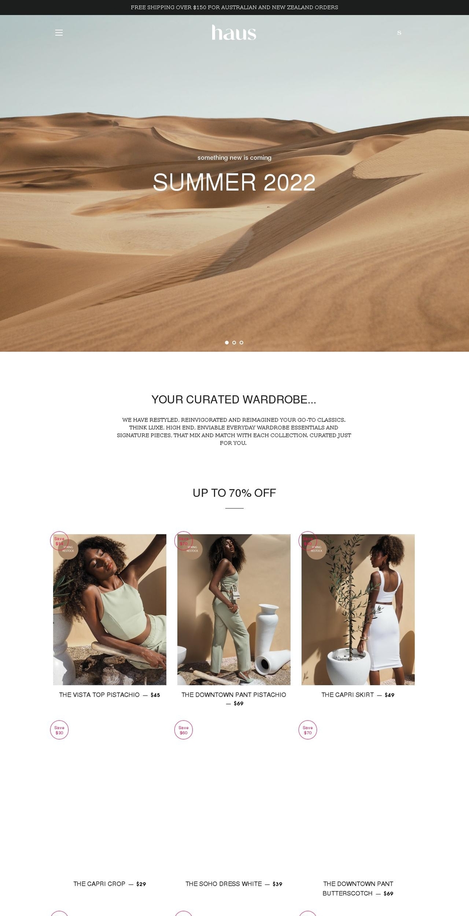 hausaustralia.co shopify website screenshot