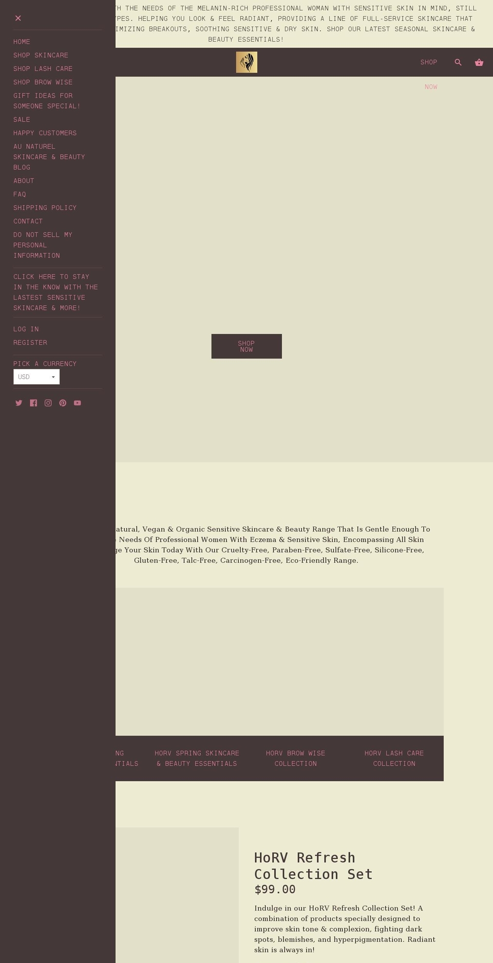hauseofreddvelvettllc.com shopify website screenshot