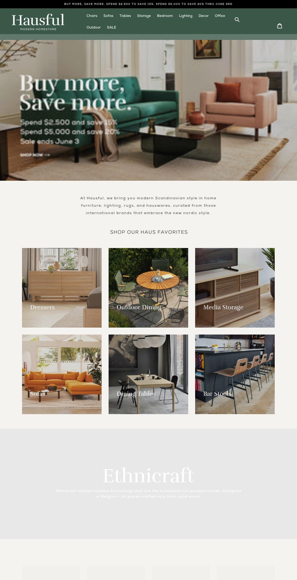 hausful.com shopify website screenshot