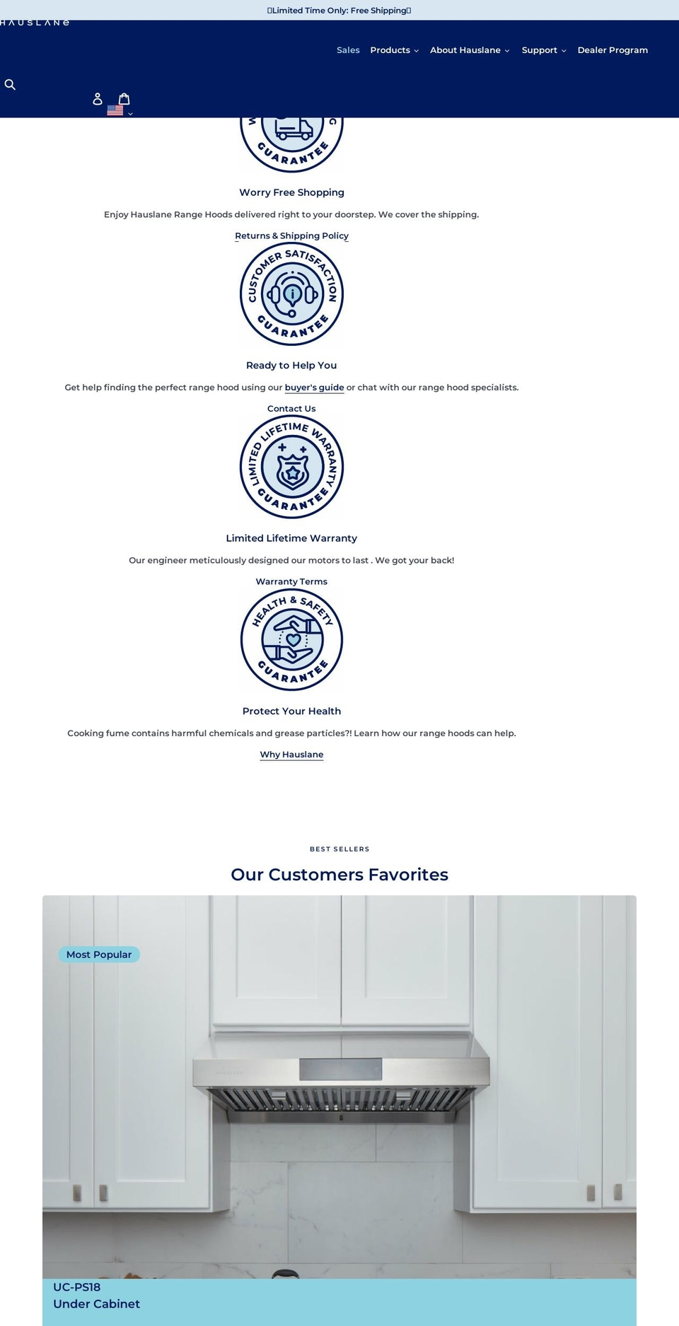 hauslane.com shopify website screenshot